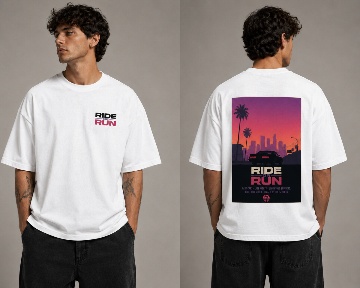 Ride or Run Streetwear Oversized