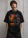 Split City Oversized Tee