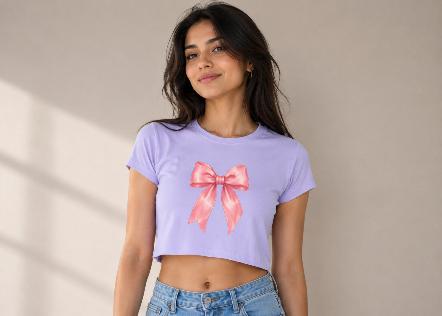 Cute Bow Crop Top